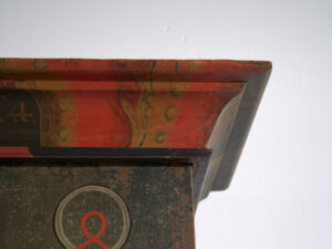 Folk Art Painted Cabinet, Central Europe, dated 1814