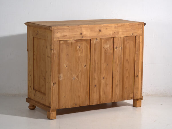 Antique Solid Pine Chest of Drawers – Central Europe (c.1880–1910) #117