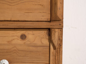 Cómoda antigua de pino macizo – Europa Central (c.1880–1910) #117
