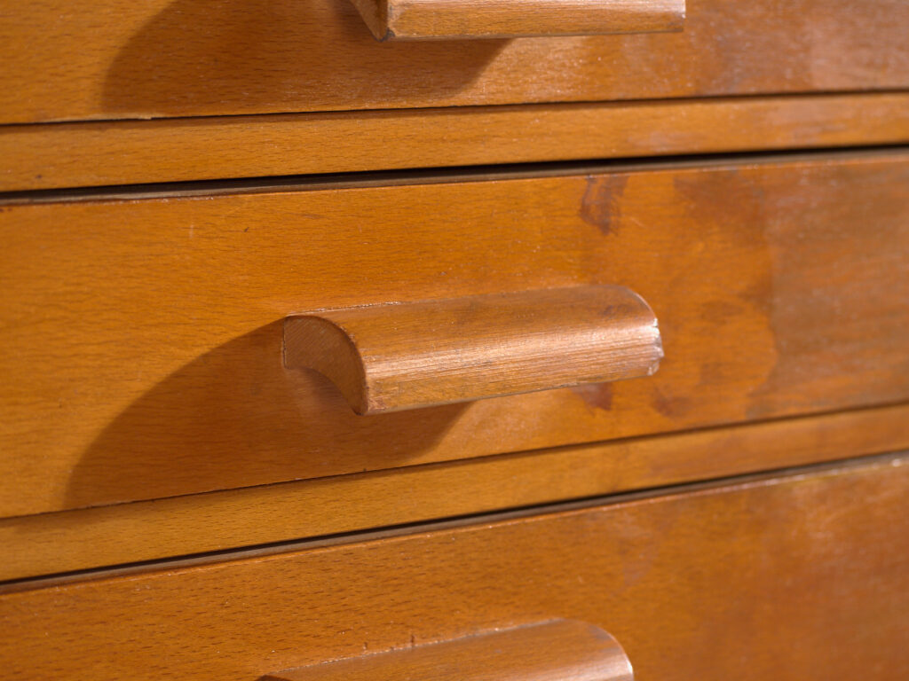 Archivador industrial para planos – Fábrica Škoda (c.1950)