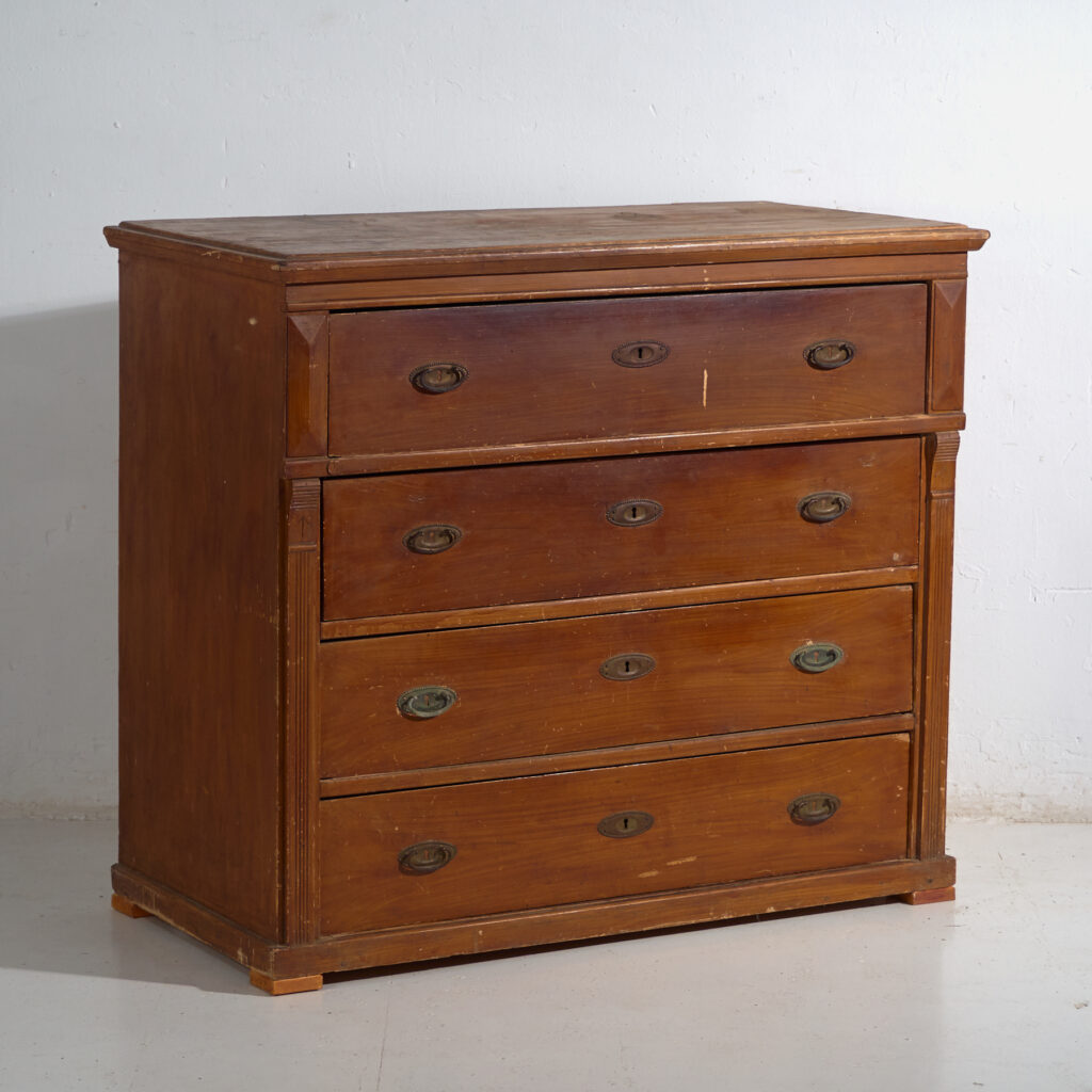 Antique Central European four-drawer chest of drawers – Central Europe, circa 1910