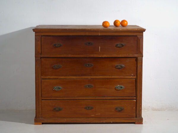 Antique Central European four-drawer chest of drawers – Central Europe, circa 1910