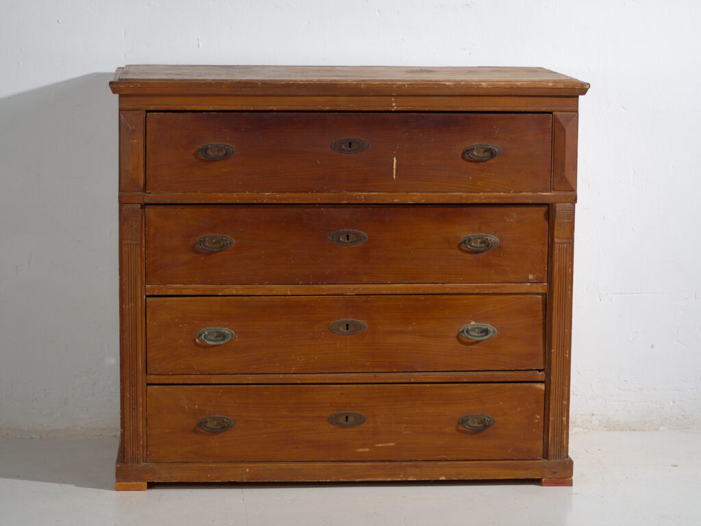 Antique Central European four-drawer chest of drawers – Central Europe, circa 1910