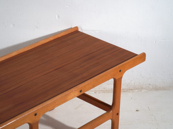 Mesa baja vintage en teca y haya estilo escandinavo – Escandinavia, circa 1960