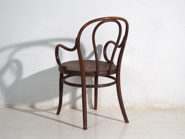 Sillón antiguo de madera curvada Thonet – Europa central, circa 1900