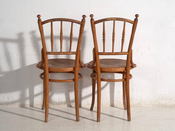 Conjunto de 4 sillas bentwood en madera curvada – Europa central, circa 1900