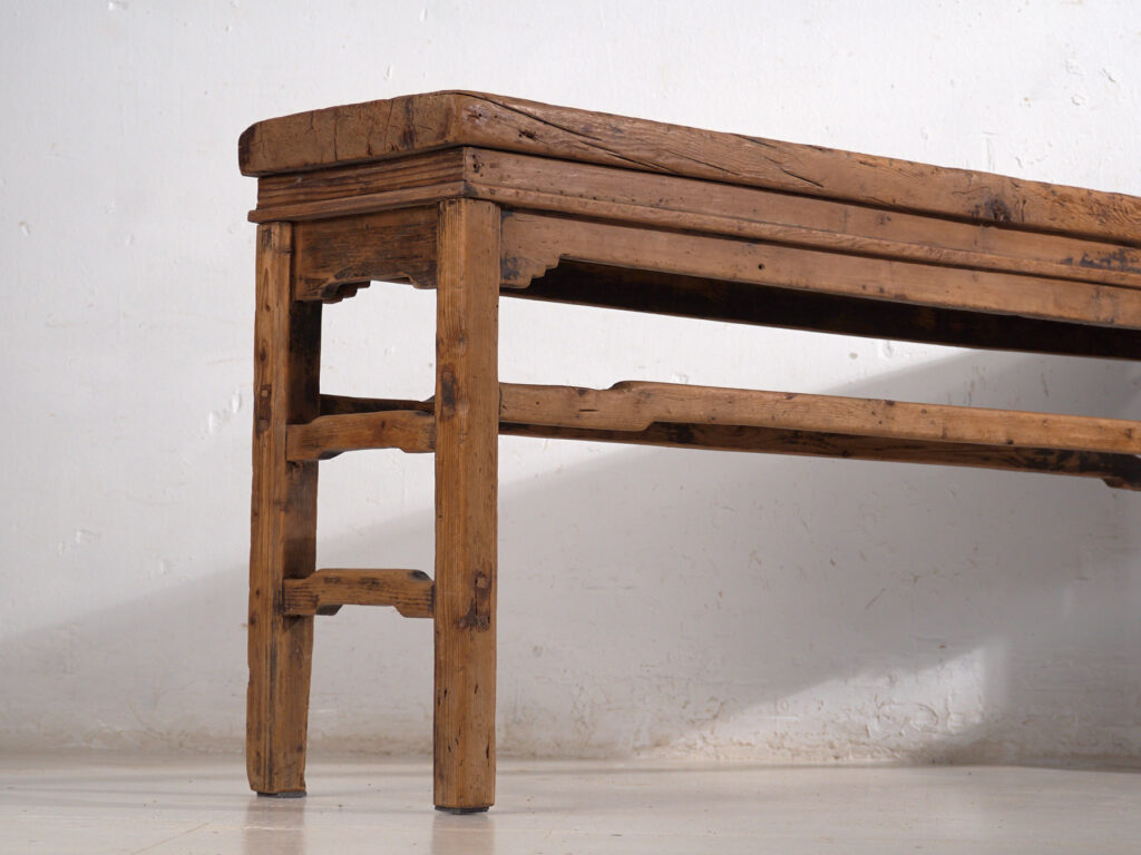 Antique Chinese console altar table in elm – Shanxi, circa 1890