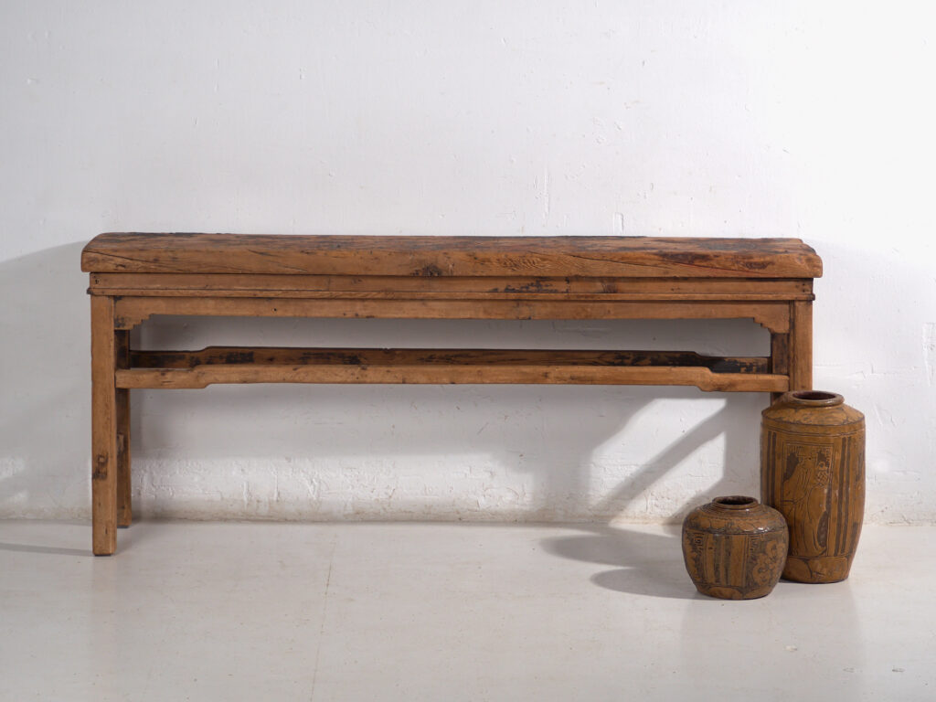 Antique Chinese console altar table in elm – Shanxi, circa 1890