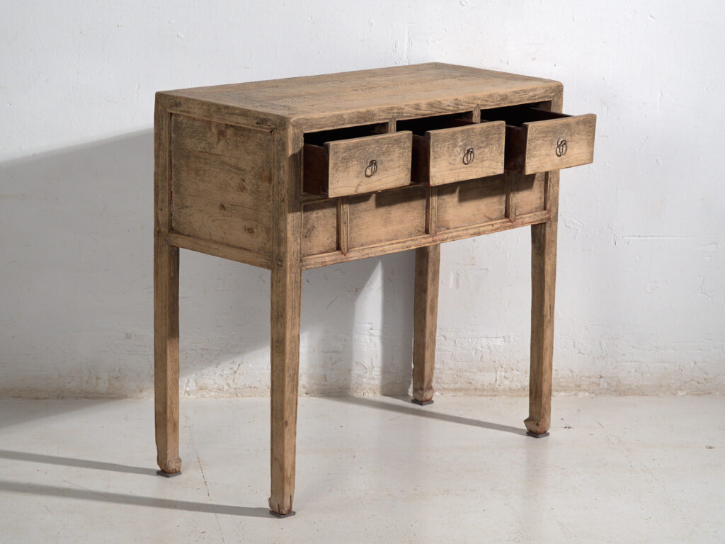 Antique console table in fir wood – Shandong, circa 1930
