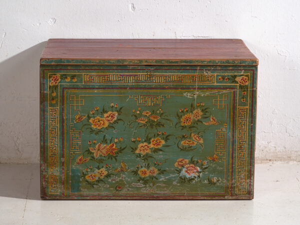 Baúl antiguo chino pintado - China, c.1900