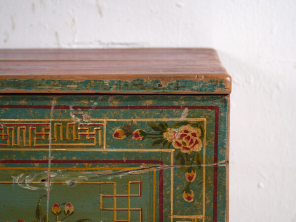 Baúl antiguo chino pintado - China, c.1900