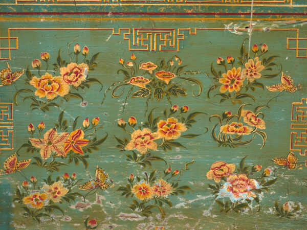 Baúl antiguo chino pintado - China, c.1900