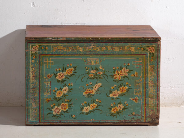 Coffre ancien chinois en bois de pin – Chine, circa 1930