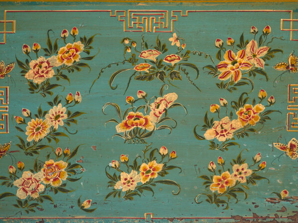 Coffre ancien chinois en bois de pin – Chine, circa 1930