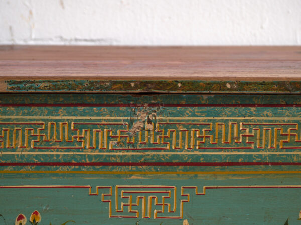 Coffre ancien chinois en bois de pin – Chine, circa 1930