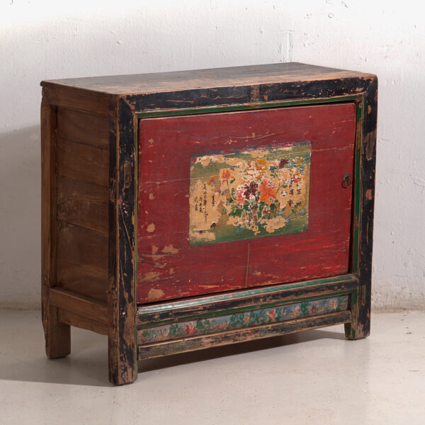 Antique painted sideboard in pine wood – China, circa 1930