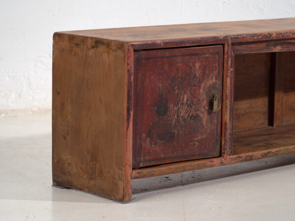 Antique low sideboard in pine wood – China, circa 1930