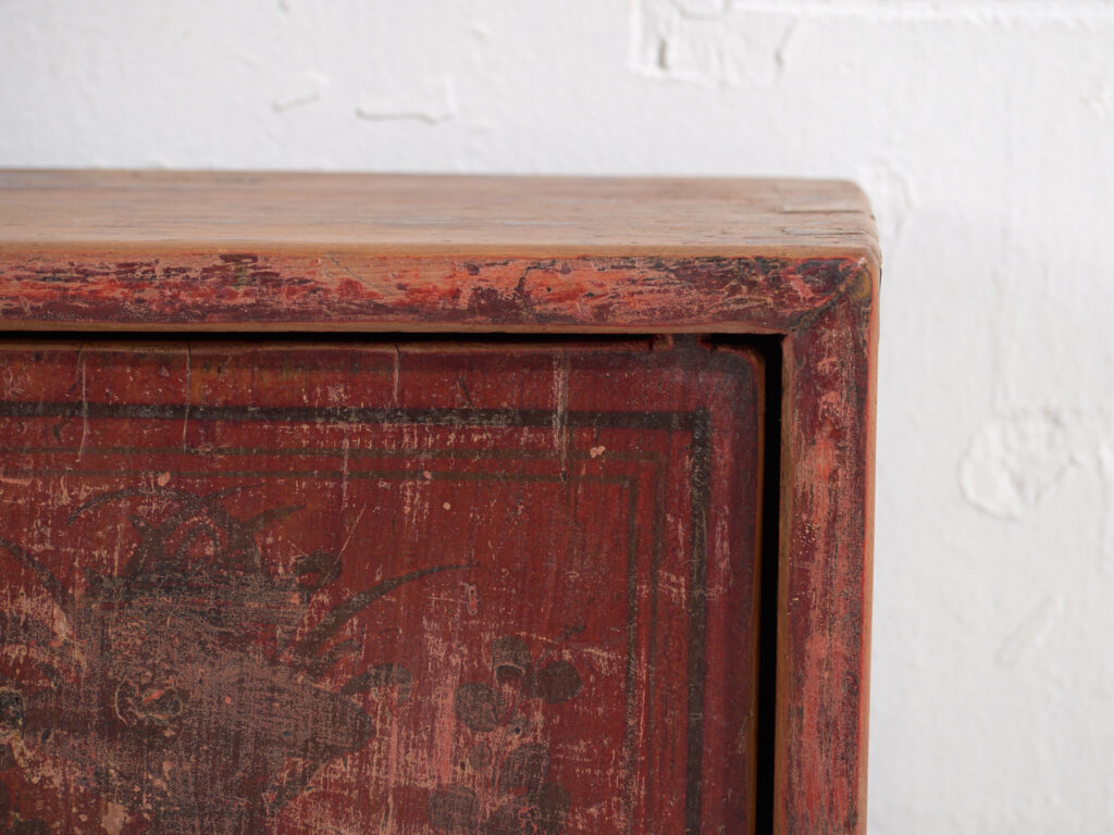Antique low sideboard in pine wood – China, circa 1930