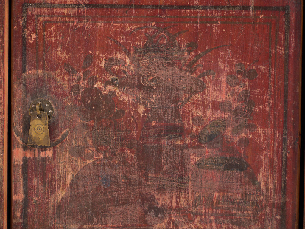 Antique low sideboard in pine wood – China, circa 1930