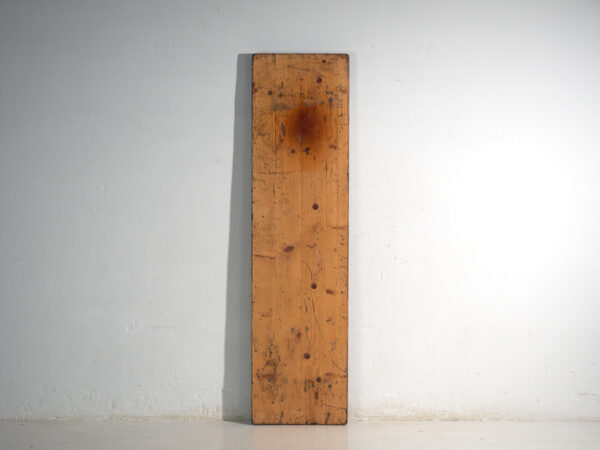 Mesa antigua de cervecería en madera de pino – Alemania, circa 1960