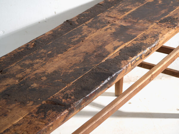 Mesa consola antigua en madera de pino – China, circa 1930