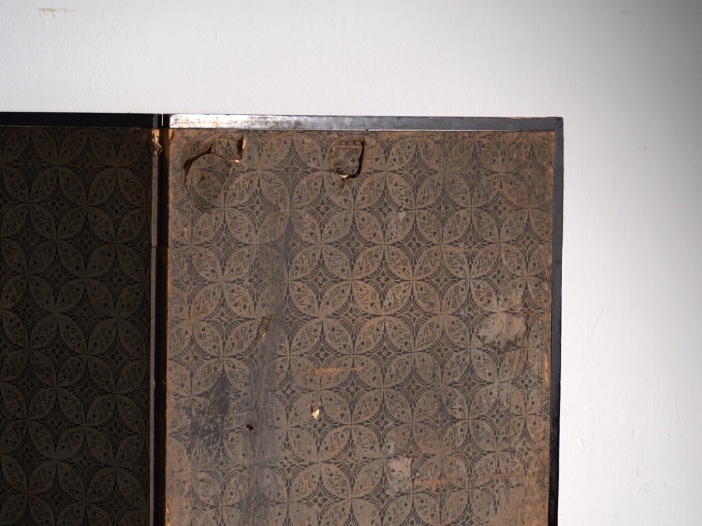 Biombo japonés antiguo de seis hojas – Japón, circa 1900