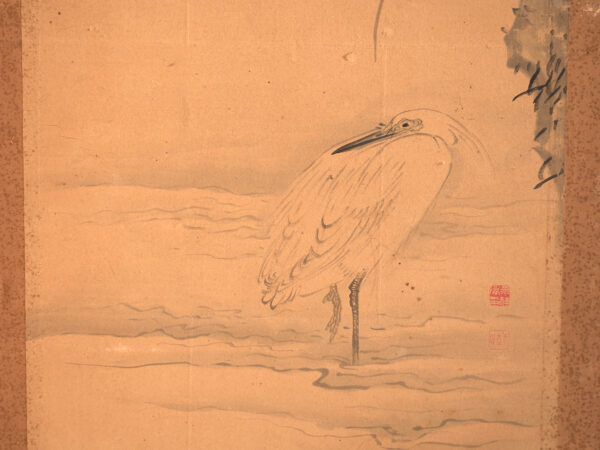 Biombo japonés antiguo de seis hojas – Japón, circa 1900