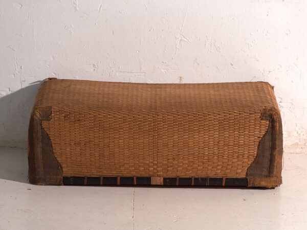 Set de dos cestas antiguas kōri en mimbre de sauce – Japón, circa 1920