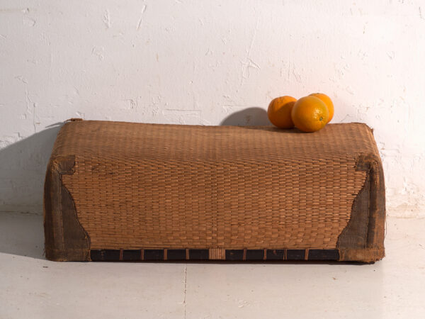 Set de dos cestas antiguas kōri en mimbre de sauce – Japón, circa 1920