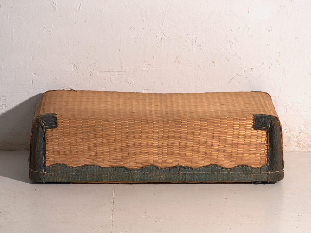 Set de dos cestas antiguas kōri en mimbre de sauce – Japón, circa 1920