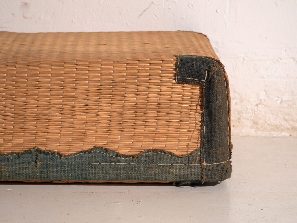 Set de dos cestas antiguas kōri en mimbre de sauce – Japón, circa 1920