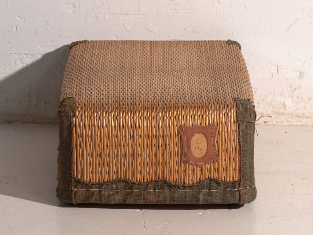 Set de dos cestas antiguas kōri en mimbre de sauce – Japón, circa 1920