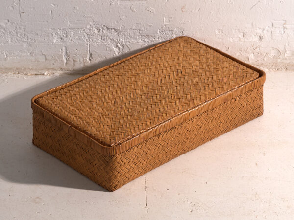 Cajas antiguas japonesas en bambú trenzado – Japón, circa 1950 - Set de dos