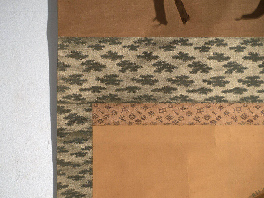 Kakejiku antiguo de paisaje en color sobre papel – Japón, circa 1900