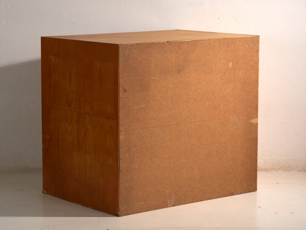 Cajonera de planos antigua en madera de haya – Europa central, circa 1960