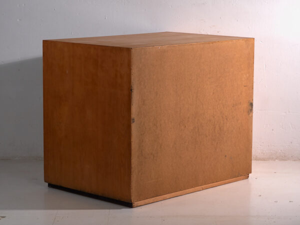 Cajonera de planos antigua en madera de haya – Europa central, circa 1960